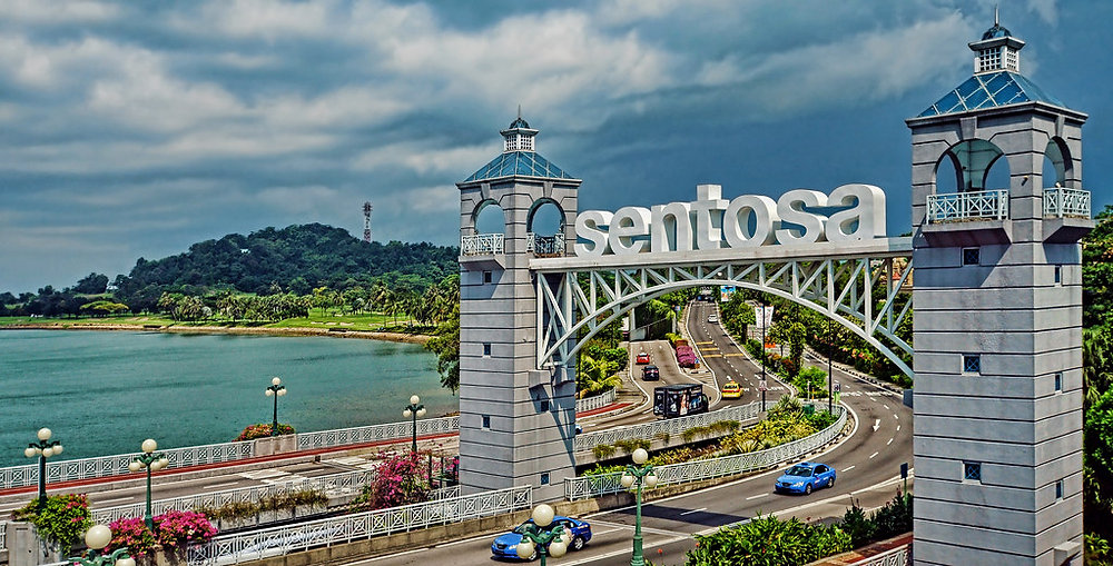 Singapore Sentosa Entrance Gate