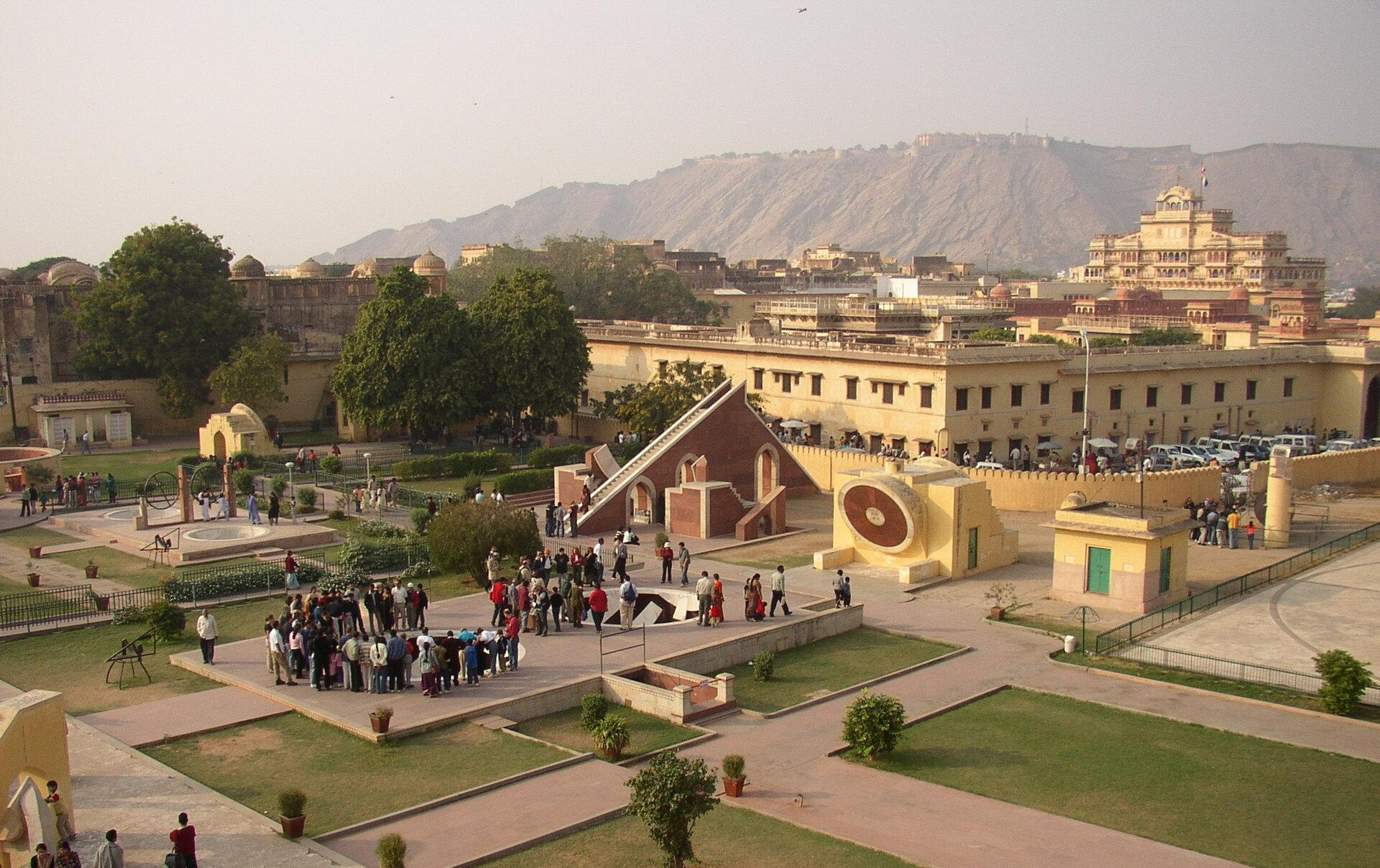Jantar Mantar from Top in Jaipur 