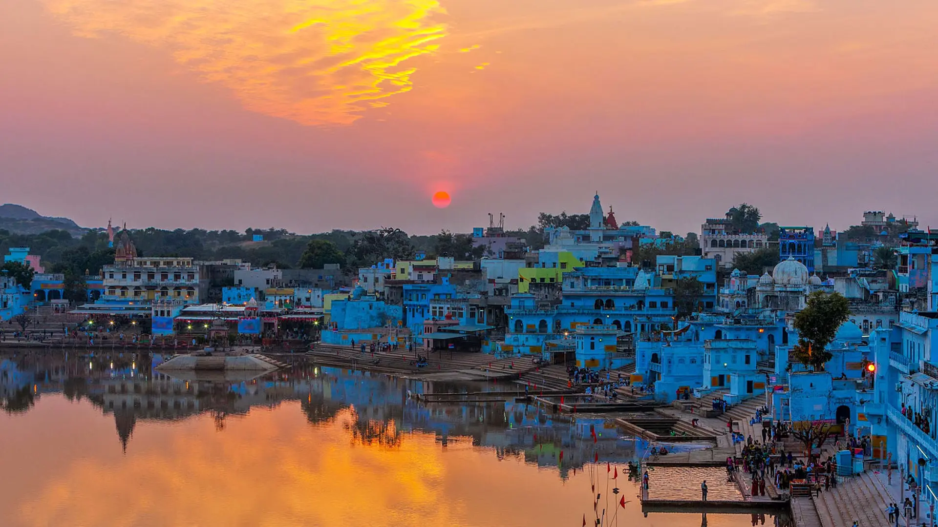 Pushkar Lake In the Evening