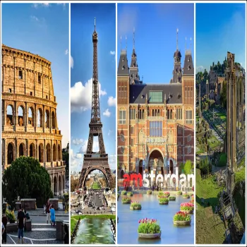 Skyrays Special 14 Days Europe Group - 9 Countries France, Belgium, Netherlands, Germany, Zurich, Lucerne, Liechtenstein, Austria, Italy