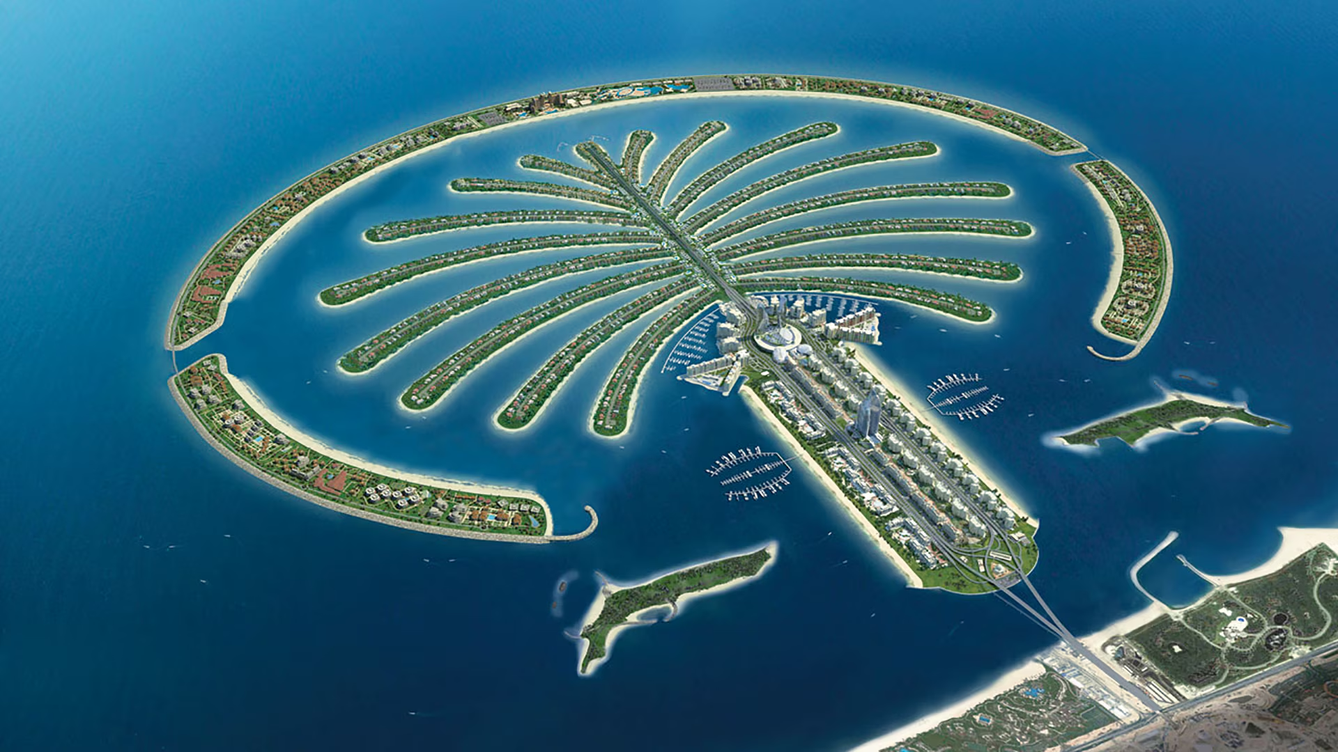Dubai: Palm Jumeirah the First Artificial Island 