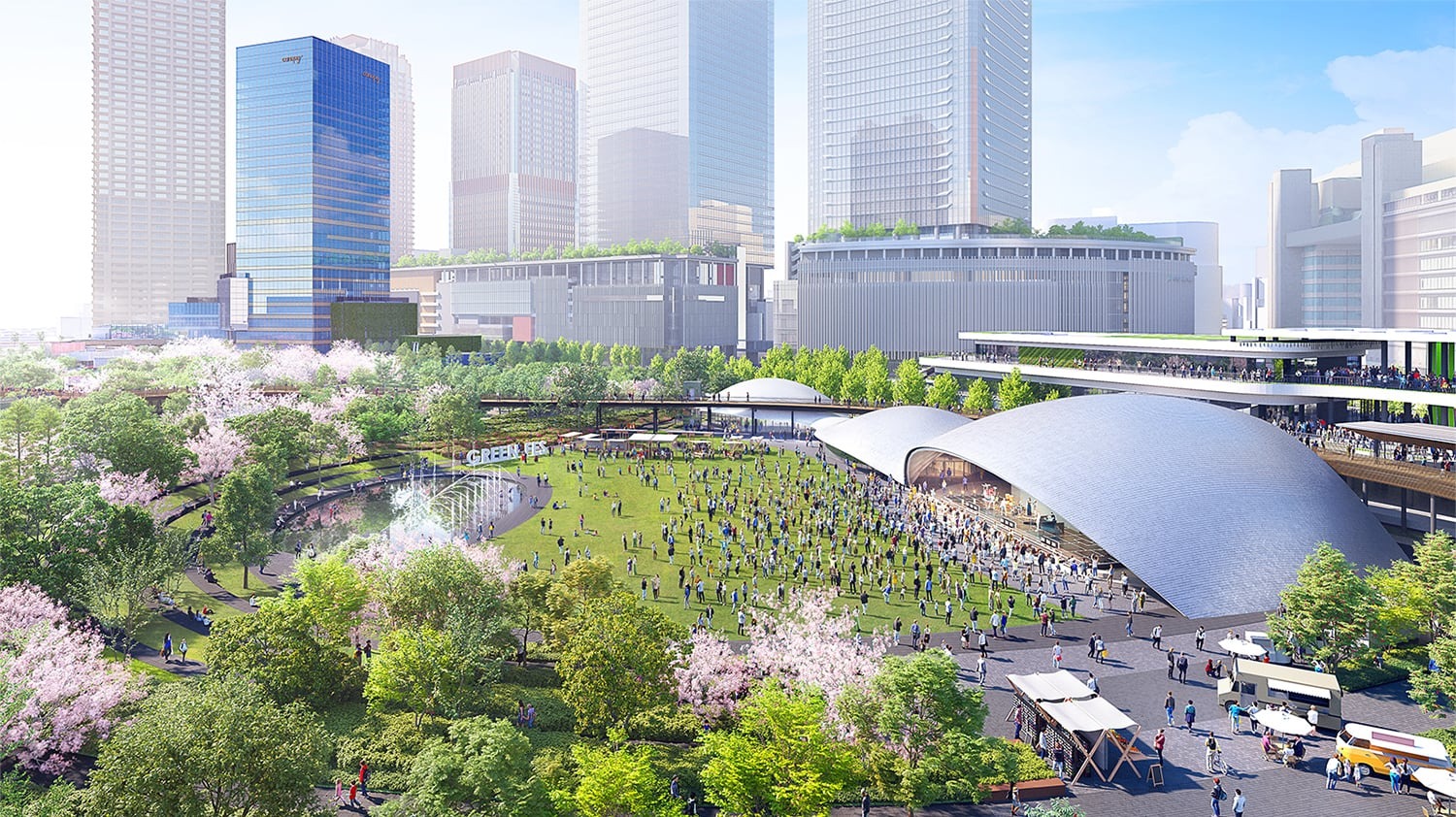 Shopping Mall in Umeda in Osaka City